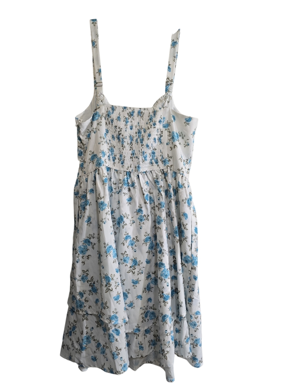 NWT Scarlett Darkness Summer Floral Corset Dress Light Blue Milk Maid Medium - Picture 6 of 8